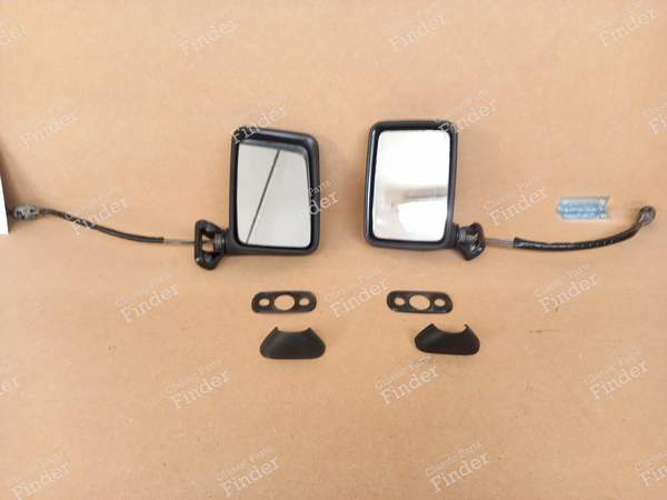 Left and right mirrors - Phase 1 - VOLKSWAGEN (VW) Golf II / Jetta - 191857501 191857502- 0
