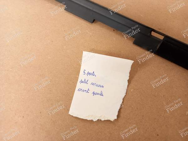 Lèche vitre intérieur avant gauche - Phase 1 - 5 portes - VOLKSWAGEN (VW) Golf II / Jetta - 193837471C- 6