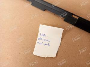 Lèche vitre intérieur avant gauche - Phase 1 - 5 portes - VOLKSWAGEN (VW) Golf II / Jetta - 193837471C- thumb-6