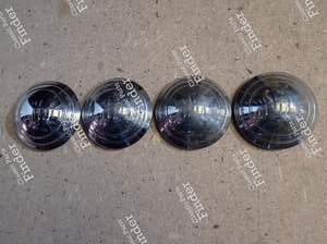 Four chrome hubcaps - RENAULT Novaquatre - thumb-0