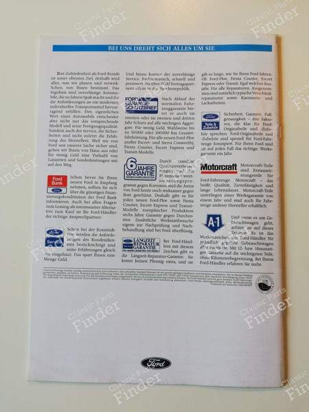 Brochure commerciale Ford Fiesta MKIII - FORD Fiesta / Courier - 201117- 8