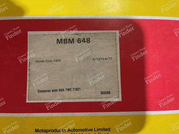 Brand new master brake cylinder - Civic mk1 - HONDA Civic / Ballade - MBM648- 3