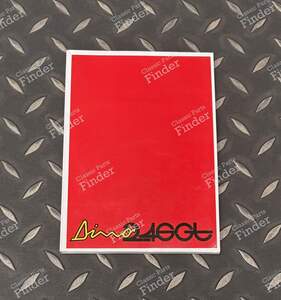 Original vintage manual - FERRARI Dino 246 GT/GTS