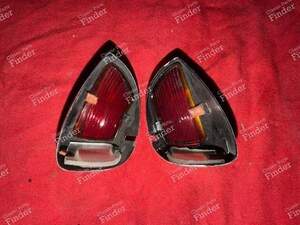 Pair of flashing cabochons / night lights - RENAULT 4 CV - V51- thumb-4