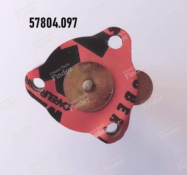 Carburettor valve diaphragm - RENAULT 20 / 30 (R20 / R30) - 57804.097- 2