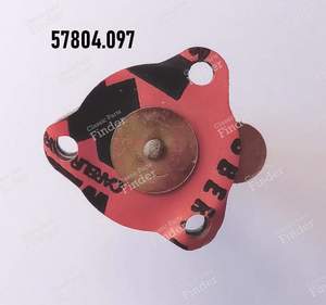 Carburettor valve diaphragm - RENAULT 20 / 30 (R20 / R30) - 57804.097- thumb-2
