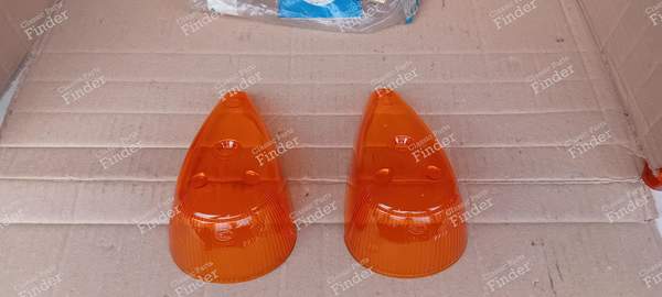 Orange original quality turn signal glass - 1963 ->1974 - VOLKSWAGEN (VW) Käfer / Beetle / Coccinelle / Maggiolino / Escarabajo - 111953161J- 0