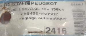 Self-adjusting clutch release cable - PEUGEOT 206 - 2416- thumb-3