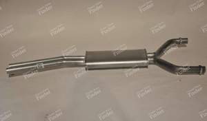 Complete steel exhaust system for 380 SL - MERCEDES BENZ SL (R107)