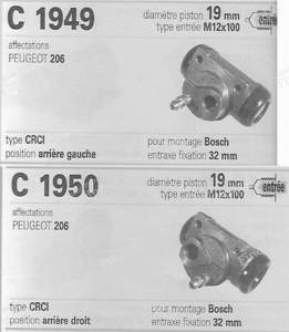 Rear brake kit - PEUGEOT 206 - K196- thumb-3
