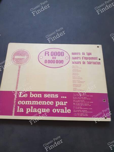 Spare Parts Catalogs - RENAULT 4 / 3 / F (R4) - PR728 / PR784- 3