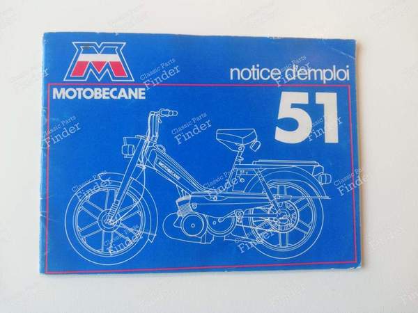 Notice d'emploi - MOTOBECANE MBK 51 - 0
