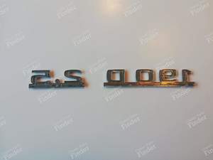 Trunk sign - 2.5 diesel version - MERCEDES BENZ 190 (W201) - A2018172115- thumb-9
