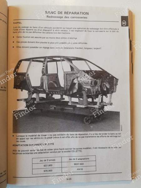 Repair manual - M.R. 272 (Carrosserie) - RENAULT Espace I - 7711076381- 5