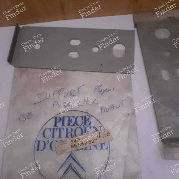 Support de plaque de pare-chocs avant - CITROËN Visa / C15 - 95562527
