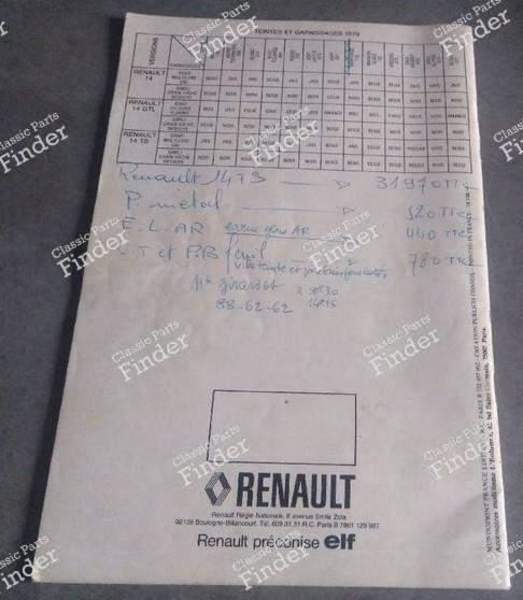 Livret publicitaire pour Renault 14 phase 1 - RENAULT 14 (R14) - 18.108.14- 3