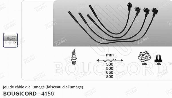 Ignition wire set Ford Courier, Escort IV, Escort V, Fiesta III, Orion II, - FORD Fiesta / Courier - PT159- 2