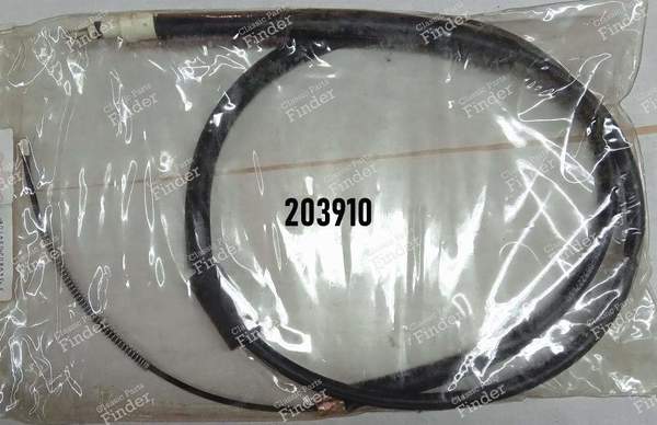 Pair of secondary handbrake cables - PEUGEOT 306 - 203910/203920- 0