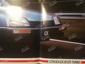 Prospectus + affiche - CITROEN CX 25 GTI Turbo - Série 1 - CITROËN CX - thumb-3
