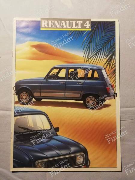Prospectus Renault 4 - RENAULT 4 / 3 / F (R4) - 0