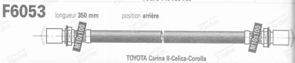 Rear Hose - TOYOTA Carina SG / II (T170/T180) - F6053- 1