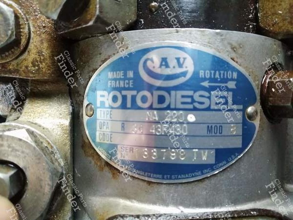 Pompe à injection Rotodiesel - CITROËN CX - 3443F430 Mod B- 2