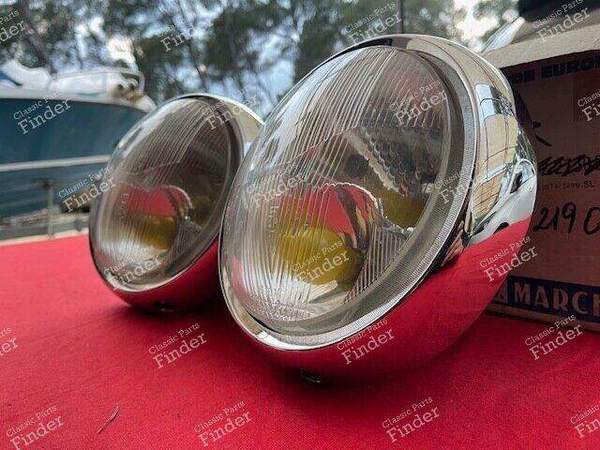 Two MARCHAL AMPLILUX headlights for DS/ID, or others - CITROËN DS / ID - 61282203 (?)- 6