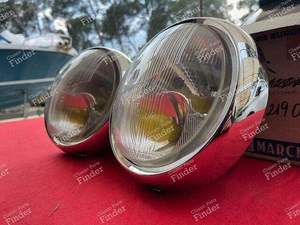 Two MARCHAL AMPLILUX headlights for DS/ID, or others - CITROËN DS / ID - 61282203 (?)- thumb-6