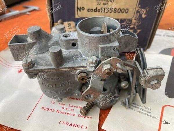 SOLEX 22 IDS carburetor - RENAULT 4 / 3 / F (R4) - 22 IDS / 11558000 / 0854985500- 1