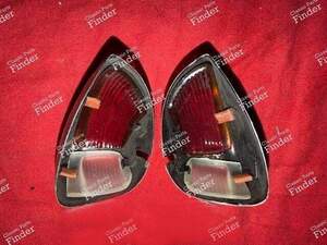 Pair of flashing cabochons / night lights - RENAULT 4 CV