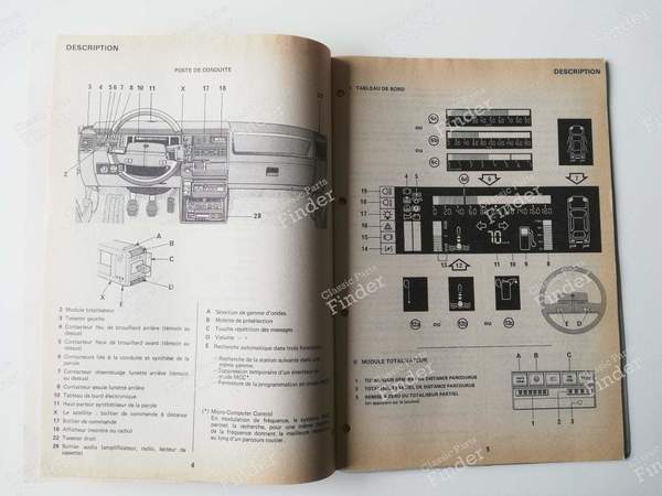 Manuel de réparation - 'Electronic' - RENAULT Fuego - 7711074155- 3