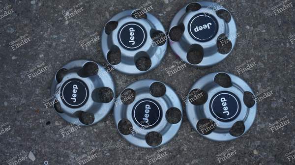 Set of 5 hubcaps - JEEP Cherokee / Wagoneer Limited / Comanche - 0