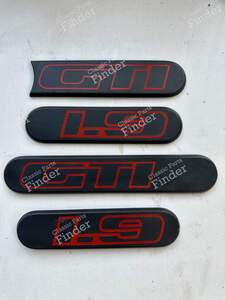 Rear quarter-window emblems - GTI 1.9 version - PEUGEOT 205 - 9252352480 /  9253536680- thumb-0