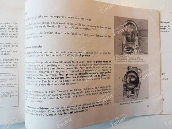 Gebrauchsanweisung - MERCEDES BENZ W111 / W112 (Heckflosse) - 6440- 8