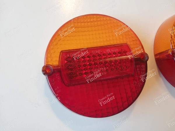 Runde Rückfeuer-Cabochons - SIMCA 900 / Simc'4 / 1000 / 1005 / 1006 / 1118 /Abarth 1150 - 607- 1