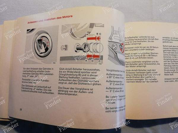 Bordbuch - MERCEDES BENZ /8 (W114 / W115) - 1155846096 / 6500 4643- 6