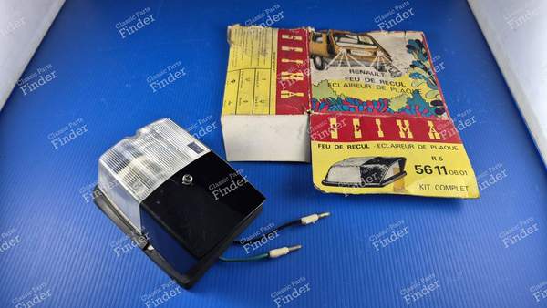 Feu de plaque et de recul - RENAULT 5 / 7 (R5 / Siete) - 40300- 0