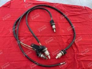 Double-hydraulic rotating headlight control for CITROËN SM