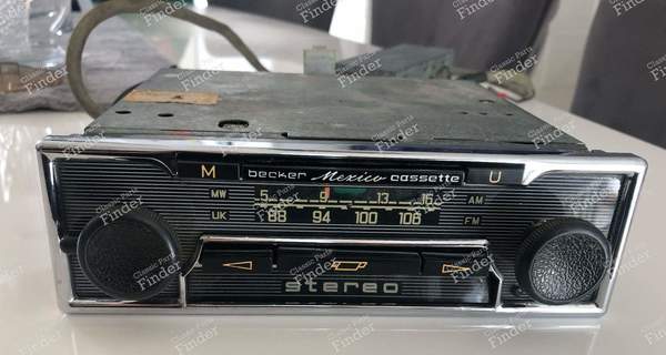Radio Becker Mexico Cassette & Amplifier - MERCEDES BENZ W108 / W109 - M100162- 0