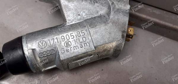 Barillet de contact avec clé et cache en plastique - VOLKSWAGEN (VW) Passat / Santana (B2) - 171905851- 2