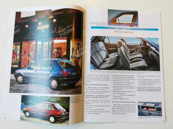 Brochure commerciale Ford Fiesta MKIII - FORD Fiesta / Courier - 201117- 2