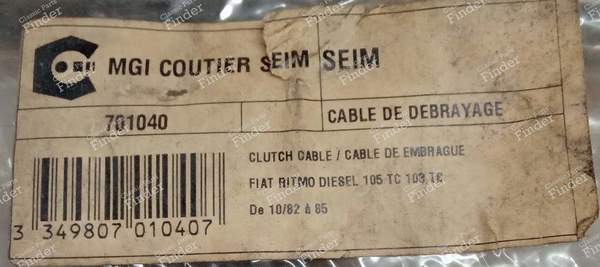 Clutch release cable manual adjustment - FIAT Ritmo / Regata - 701040- 4