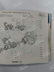Cooling Fan Blade - SIMCA 900 / Simc'4 / 1000 / 1005 / 1006 / 1118 /Abarth 1150 - 24090L- thumb-3