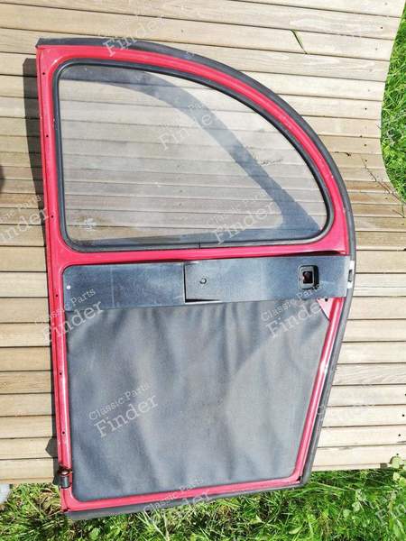 Set of four red doors - CITROËN 2CV - 8