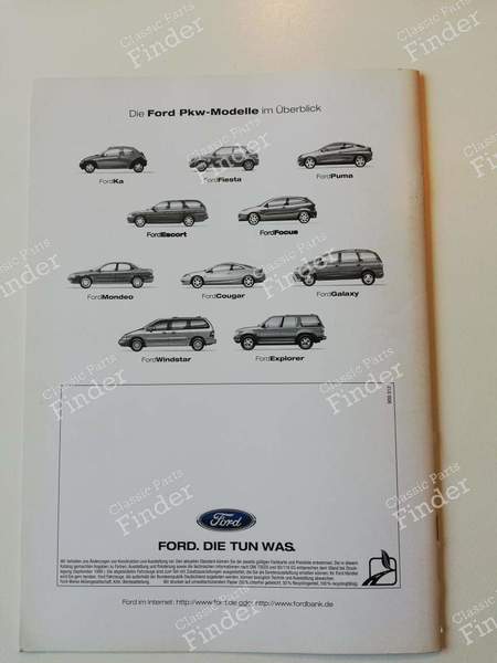Brochures publicitaires - FORD Cougar - 909312- 4