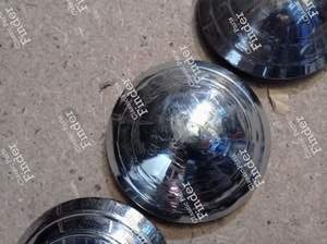 Four chrome hubcaps - RENAULT Novaquatre - thumb-3
