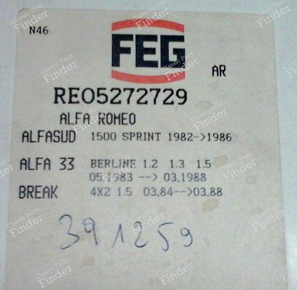 Kit freins arrière Alfasud Sprint & Alfa 33 - ALFA ROMEO 33 - REO5272729- 7