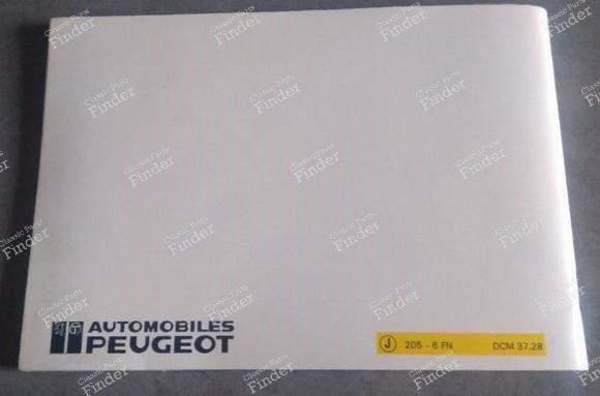 Handbuch - PEUGEOT 205 - 6FN / DCM 37.28- 2