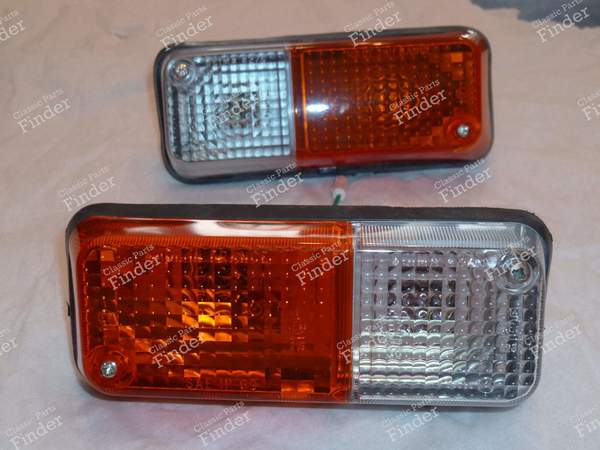 2 Two-tone turn signals / Nightlights for R12, Alpine A310 V6, Talbot Rancho and Murena - RENAULT 12 / Virage (R12) - 627 /  3076- 0