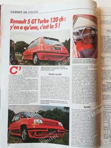 Zeitschrift 'Echappement' - Juli 1987 - PEUGEOT 405 / Pars / Khazar - #225- thumb-2